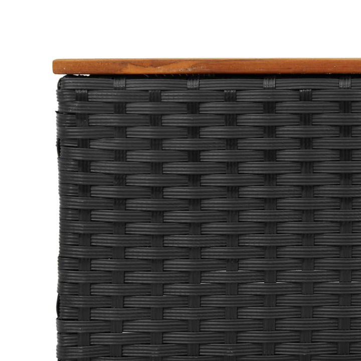 Gartensofa Mit Kissen 3-Sitzer Poly Rattan