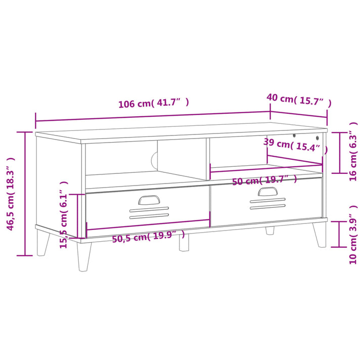 Tv-Schrank Viken Holzwerkstoff