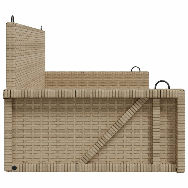 Hängebank 119X56X48 Cm Poly Rattan