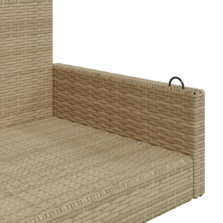 Hängebank 119X56X48 Cm Poly Rattan