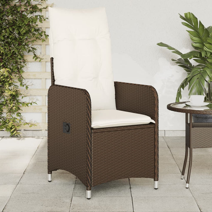 Outdoor-Lehnstühle 2 Stk. Mit Tisch Poly Rattan