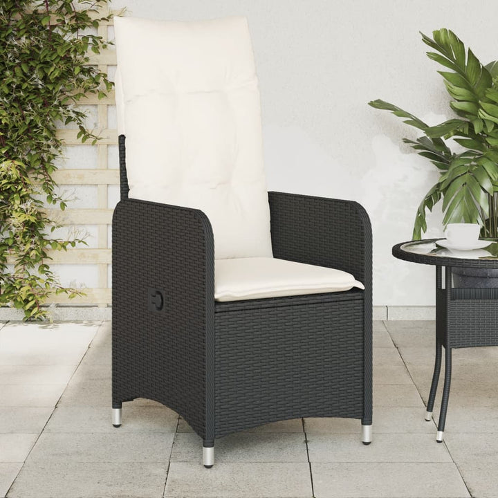 Gartensessel Verstellbar Mit Kissen Poly Rattan