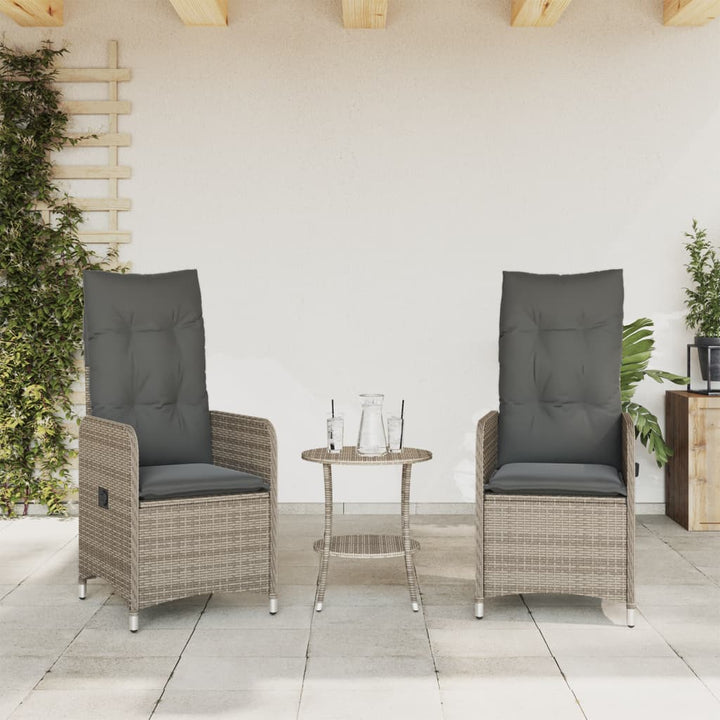 Outdoor-Lehnstühle 2 Stk. Poly Rattan