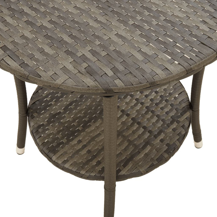 Outdoor-Lehnstühle 2 Stk. Poly Rattan