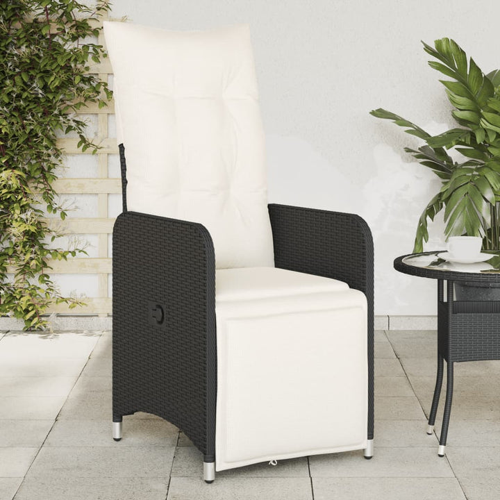 Outdoor-Lehnstühle 2 Stk. Mit Tisch Poly Rattan