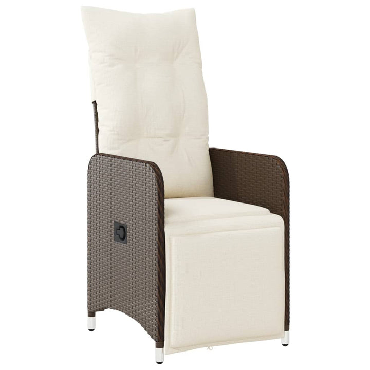 Outdoor-Lehnstühle 2 Stk. Mit Tisch Poly Rattan