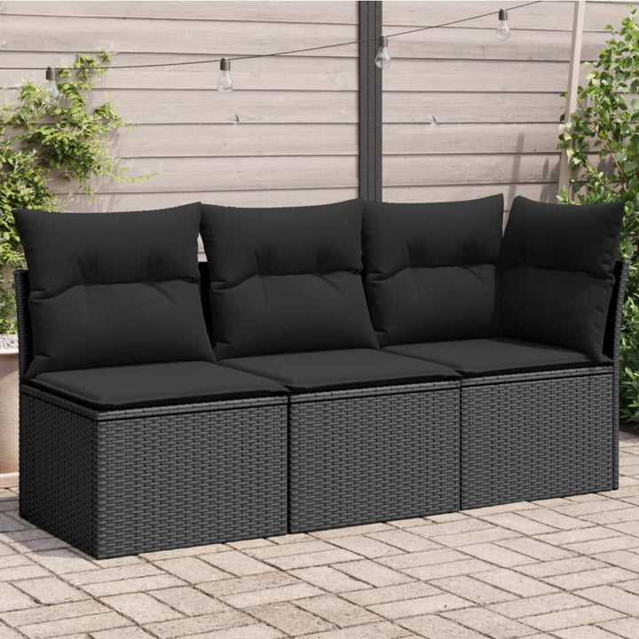 Gartensessel Ohne Armlehnen Mit Kissen Poly Rattan