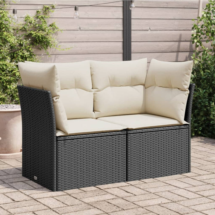 Gartensessel Ohne Armlehnen Mit Kissen Poly Rattan