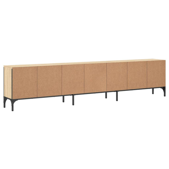 Tv-Schrank Mit Schublade Sonoma-Eiche 200X25X44Cm Holzwerkstoff