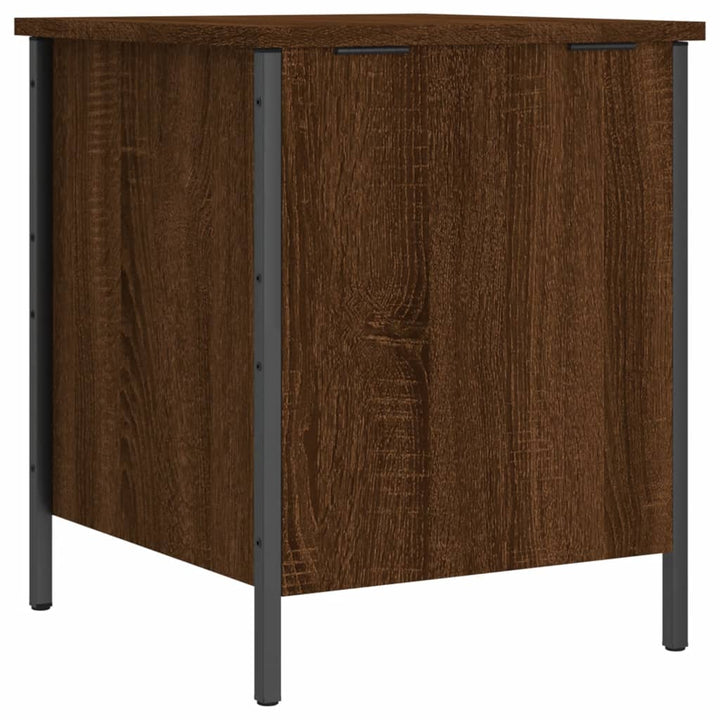 Sitzbank Mit Stauraum Braun Eiche 40X42,5X50 Cm Holzwerkstoff