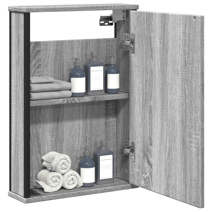 Bad-Spiegelschrank Sonoma-Eiche 42X12X60 Cm Holzwerkstoff