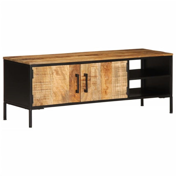 Tv-Schrank 110X35X40 Cm Massivholz Mango Sonoma Eiche