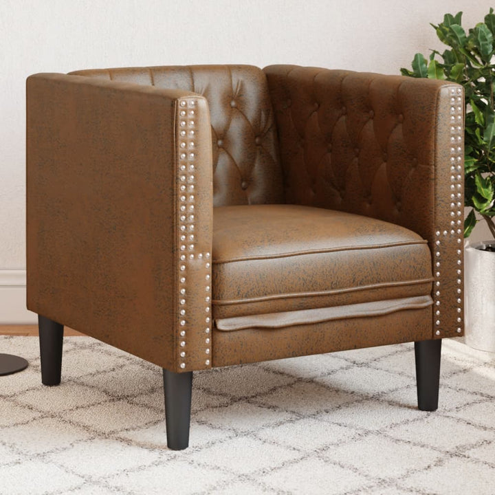 Chesterfield-Sessel Kunstleder