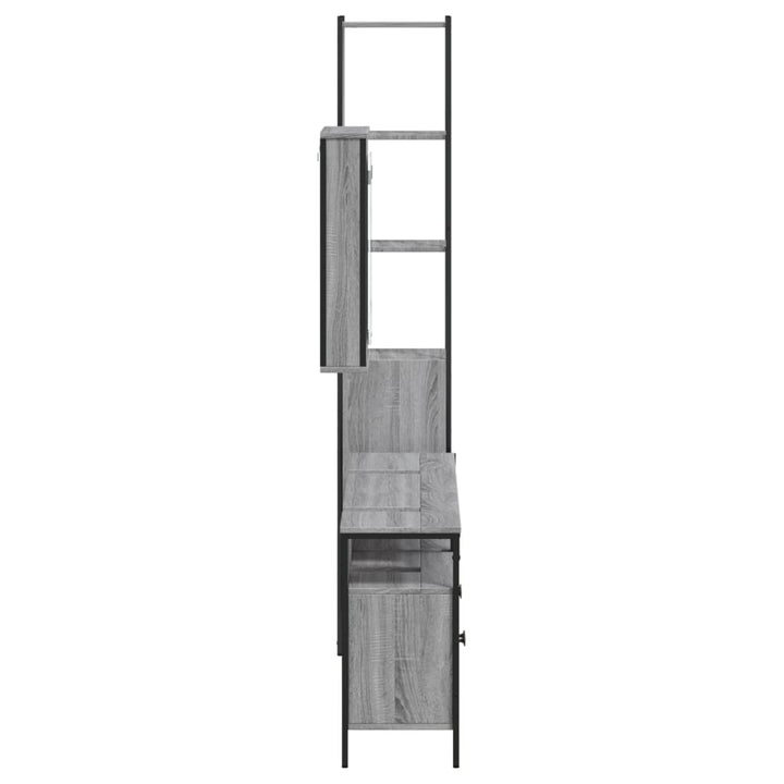 4-Tlg. Badmöbel-Set Holzwerkstoff