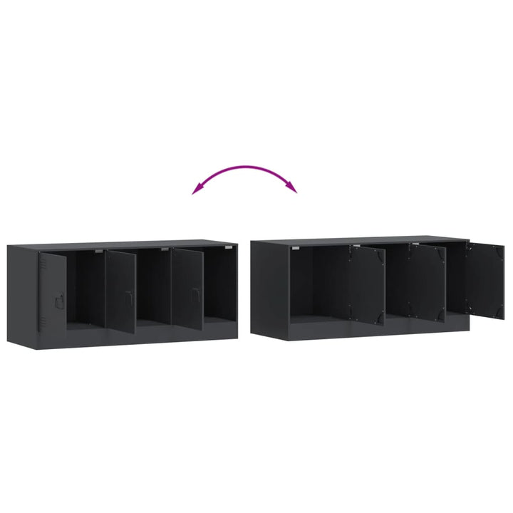 Tv-Schrank 99X39X44 Cm Stahl