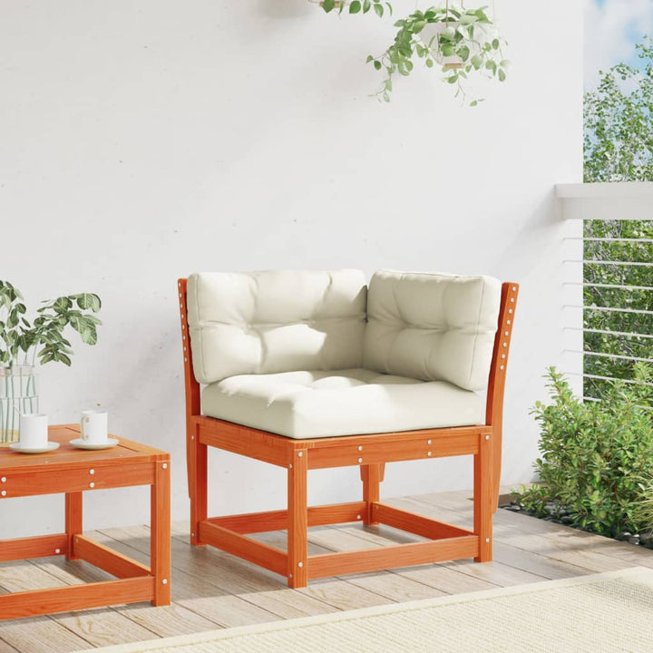 Garten-Ecksofa Massivholz Kiefer