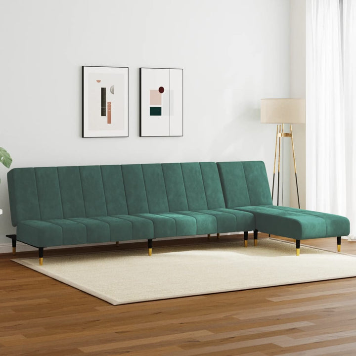 Schlafsofa In L-Form 275X140X70 Cm Samt