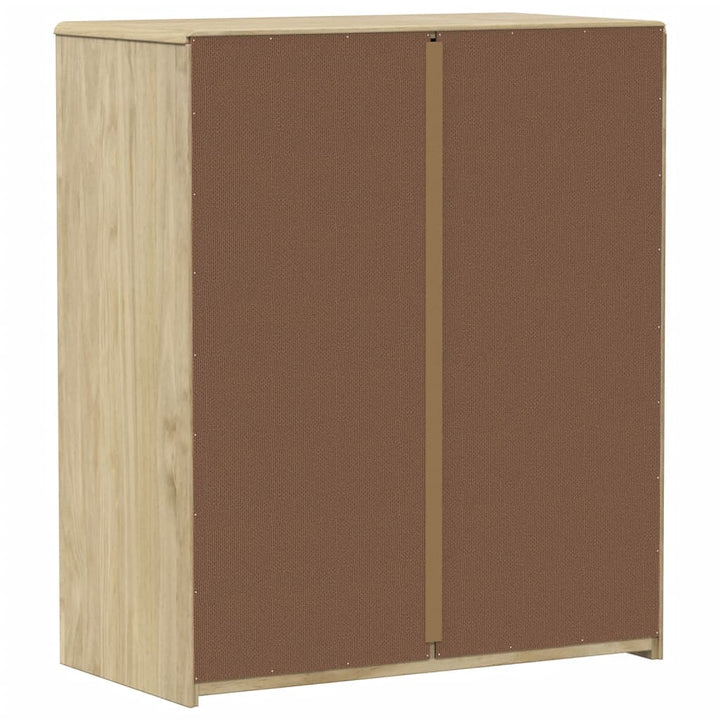 Schubladenschrank Sauda Eiche-Optik 76,5X39X91 Cm Massivholz