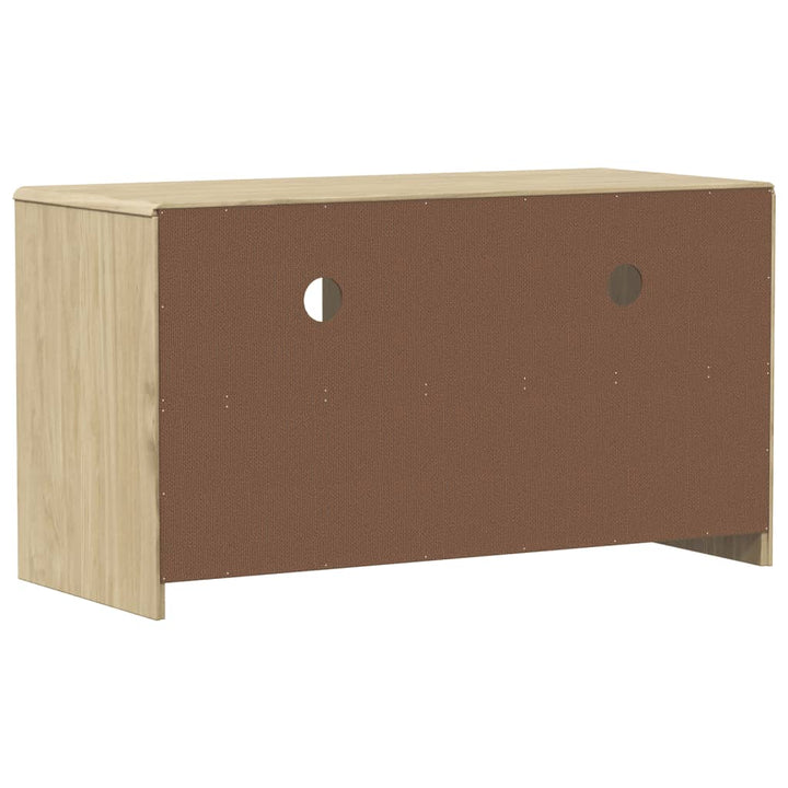 Tv-Schrank Sauda Eiche-Optik 99X43X55 Cm Massivholz Kiefer