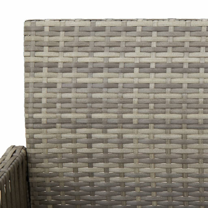 Garten-Barhocker 2 Stk. Poly Rattan