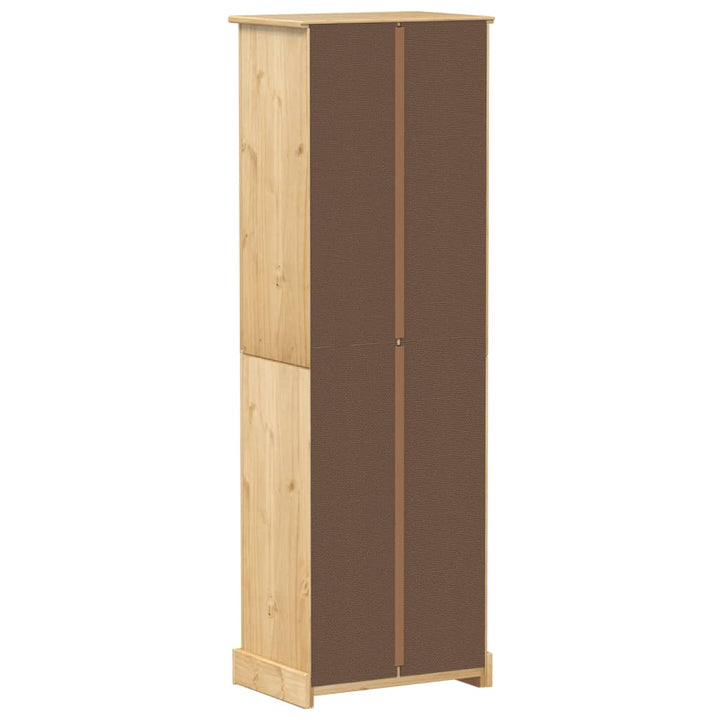 Kleiderschrank Corona 55X38X170 Cm Massivholz Kiefer