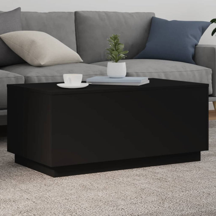 Couchtisch Mit Led-Leuchten 90X50X40 Cm