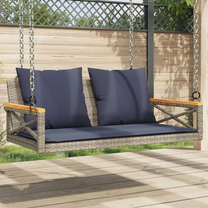 Hängebank Mit Kissen 109X62X40 Cm Poly Rattan