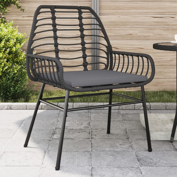 Gartenstühle 2 Stk. Poly Rattan