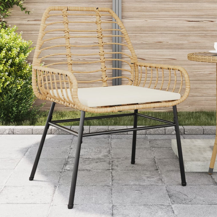 Gartenstühle 2 Stk. Poly Rattan