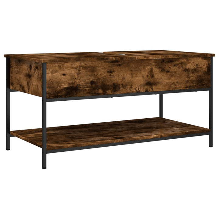 Couchtisch 100X50X50 Cm Holzwerkstoff Und Metall