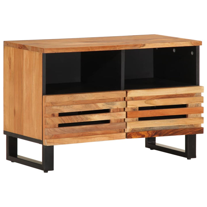 Tv-Schrank 70X34X46 Cm Massivholz Akazie