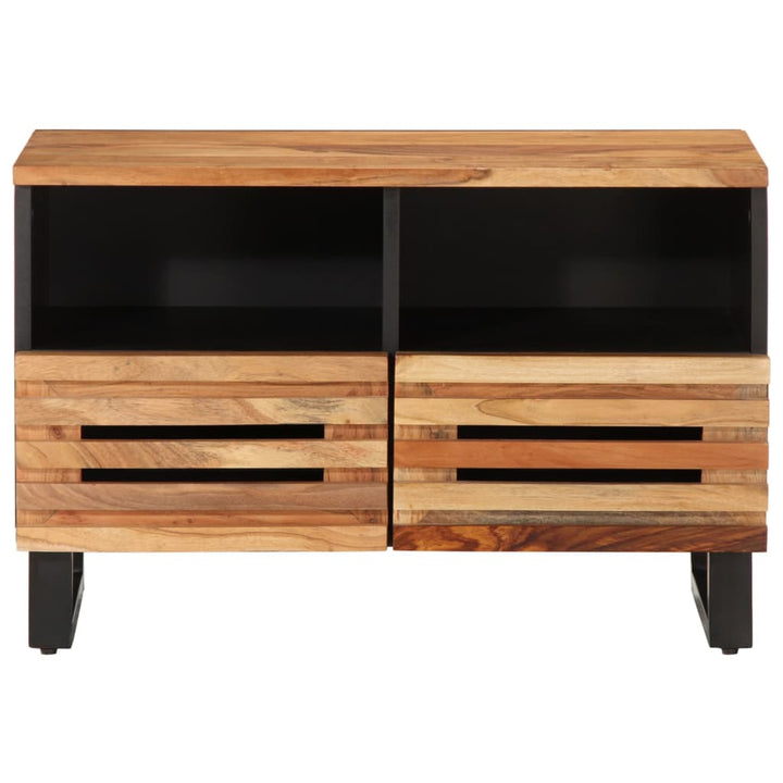 Tv-Schrank 70X34X46 Cm Massivholz Akazie