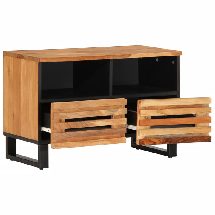 Tv-Schrank 70X34X46 Cm Massivholz Akazie