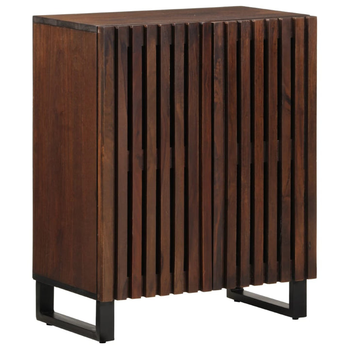 Sideboard 60X34X75 Cm Massivholz Akazie