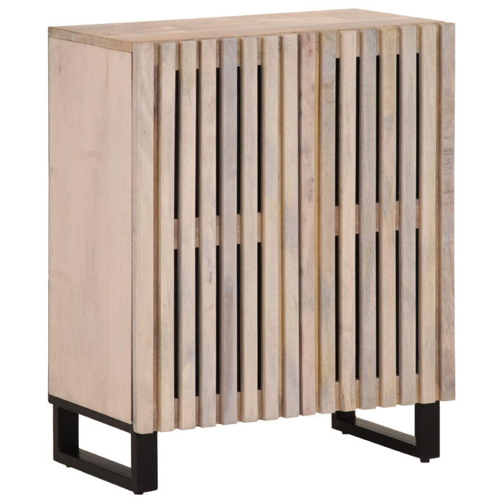 Sideboard 60X34X75 Cm Massivholz Akazie