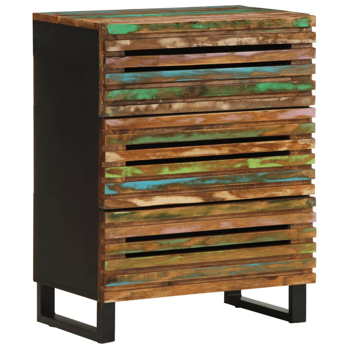 Sideboard 60X34X75 Cm Massivholz Akazie