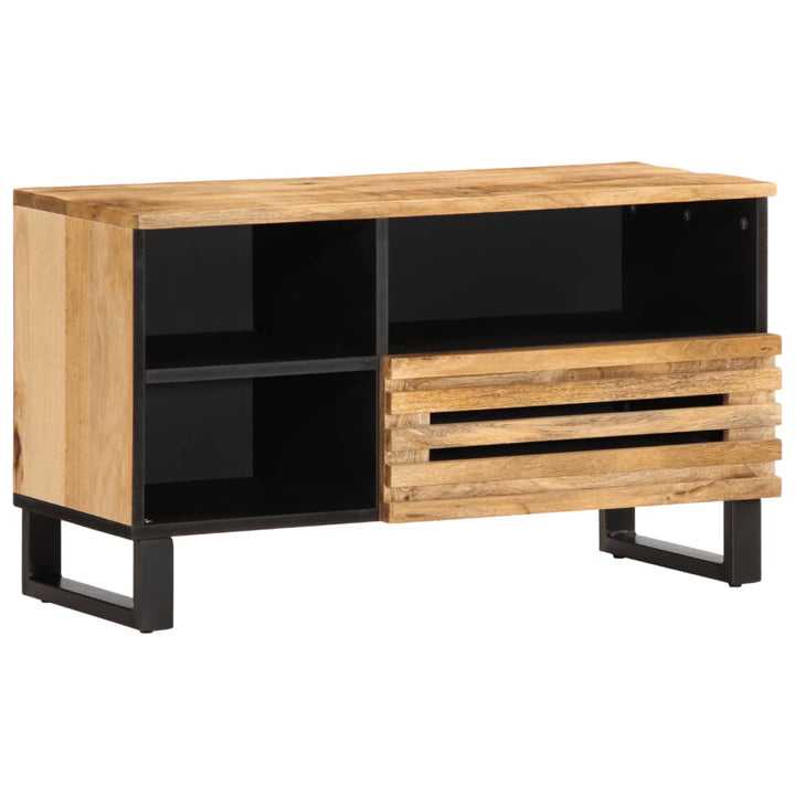 Tv-Schrank 80X34X46 Cm Massivholz Akazie