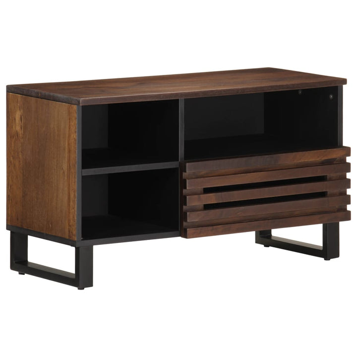 Tv-Schrank 80X34X46 Cm Massivholz Akazie