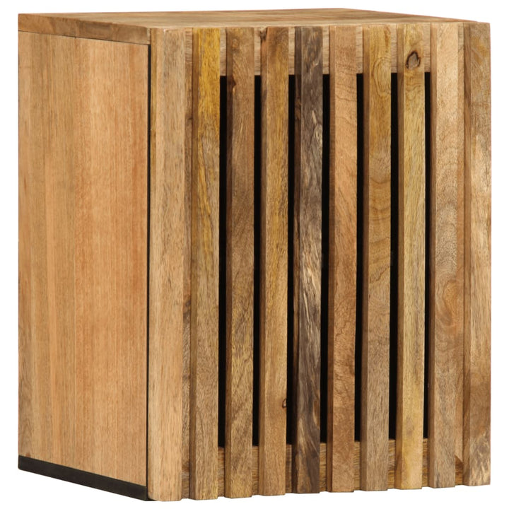 Bad-Wandschrank 38X34X48 Cm Massivholz Akazie