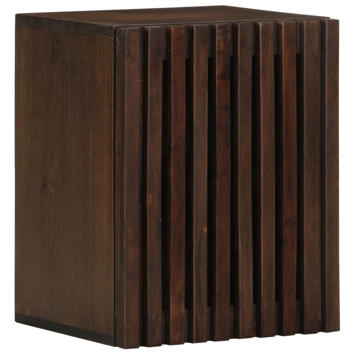 Bad-Wandschrank 38X34X48 Cm Massivholz Akazie