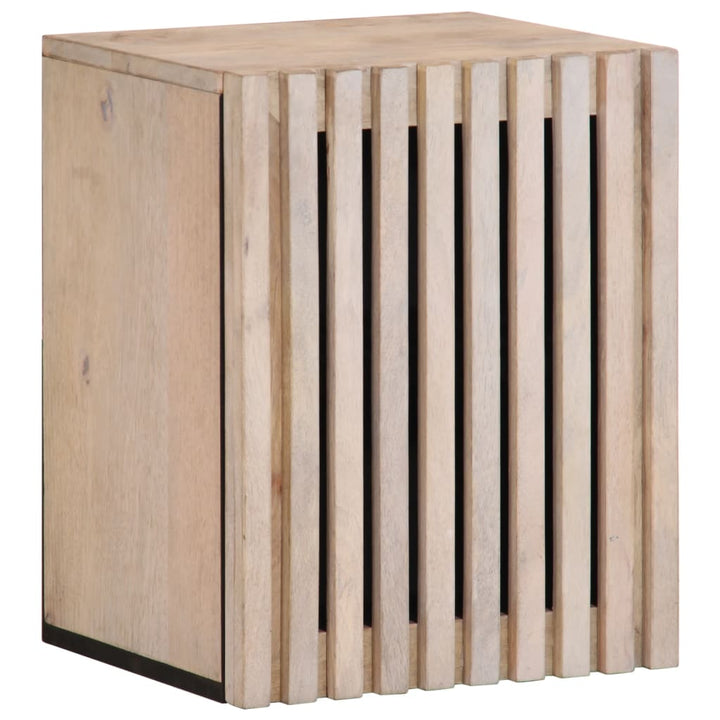 Bad-Wandschrank 38X34X48 Cm Massivholz Akazie