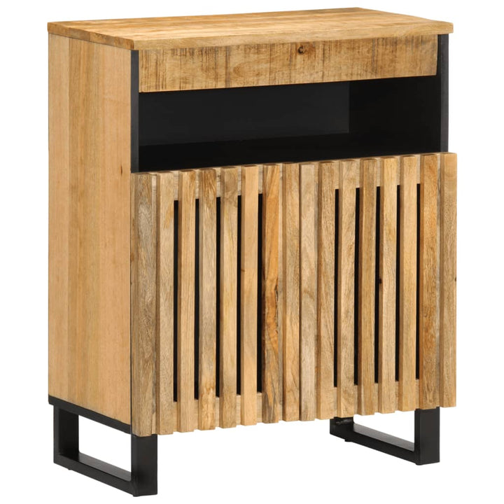 Sideboard 60X34X75 Cm Massivholz Mango