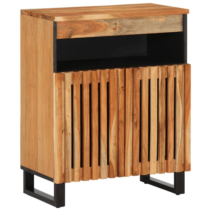 Sideboard 60X34X75 Cm Massivholz Mango