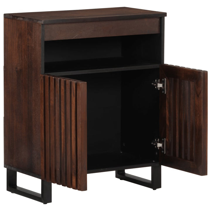 Sideboard 60X34X75 Cm Massivholz Mango