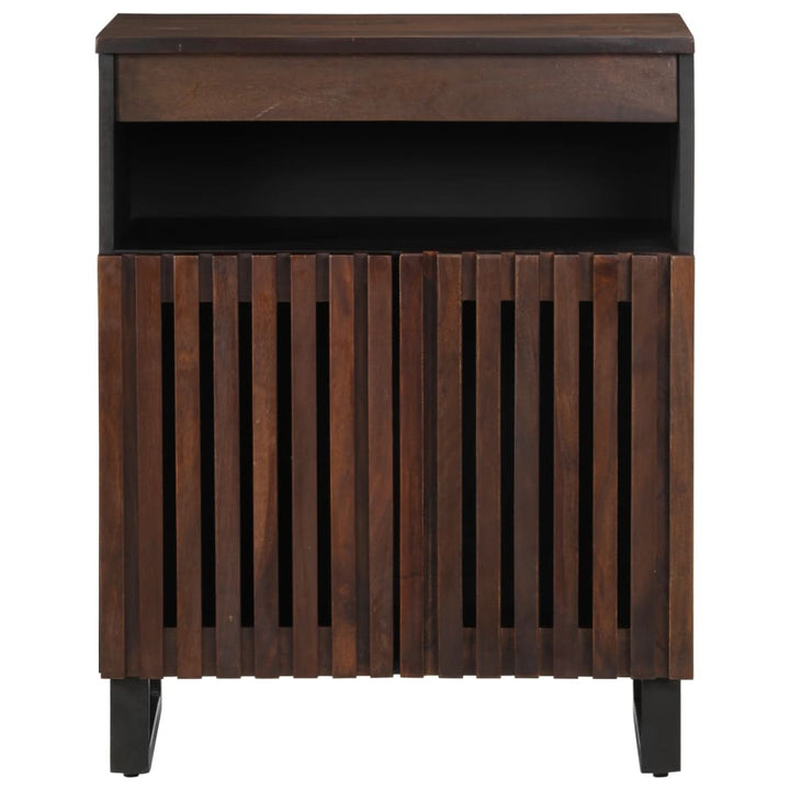 Sideboard 60X34X75 Cm Massivholz Mango