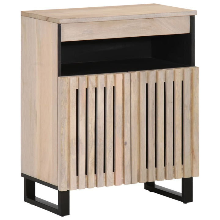 Sideboard 60X34X75 Cm Massivholz Mango