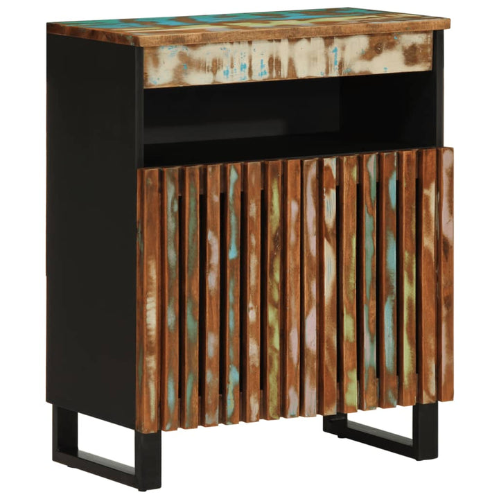 Sideboard 60X34X75 Cm Massivholz Mango