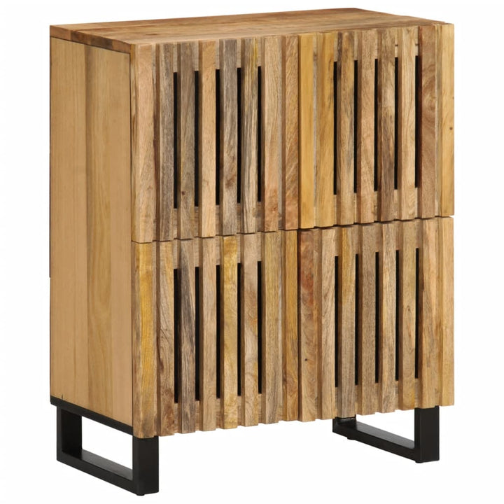 Sideboard 60X34X75 Cm Massivholz Akazie