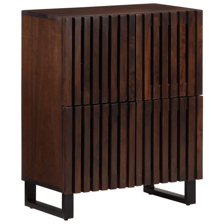 Sideboard 60X34X75 Cm Massivholz Akazie