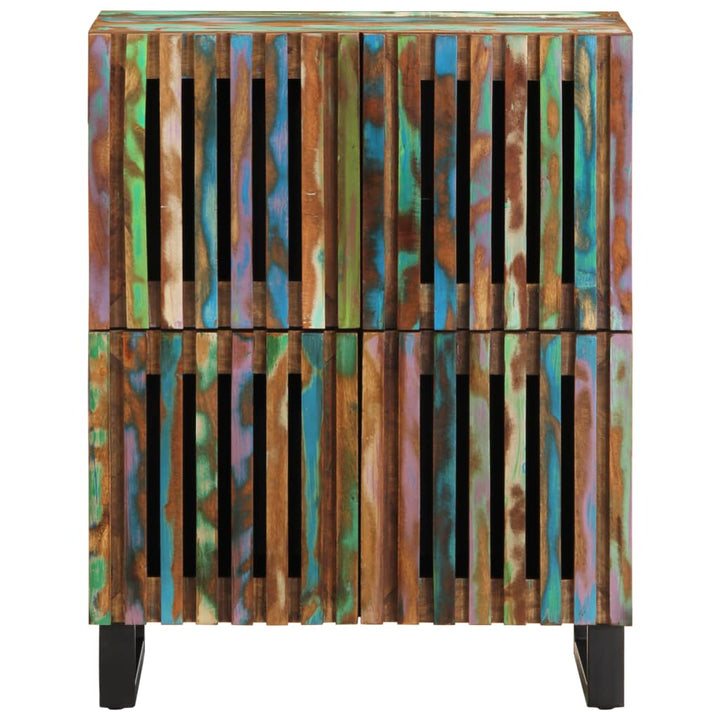 Sideboard 60X34X75 Cm Massivholz Akazie